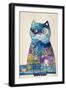 Night Cat 2-Oxana Zaika-Framed Giclee Print