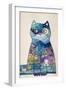 Night Cat 2-Oxana Zaika-Framed Giclee Print