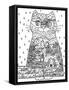 Night Cat 3 Line Art-Oxana Zaika-Framed Stretched Canvas