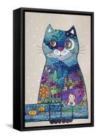 Night Cat 3-Oxana Zaika-Framed Stretched Canvas