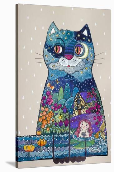 Night Cat 3-Oxana Zaika-Stretched Canvas