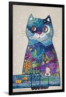 Night Cat 3-Oxana Zaika-Framed Giclee Print