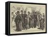 Night Charges on their Way to the Court-Arthur Boyd Houghton-Framed Stretched Canvas