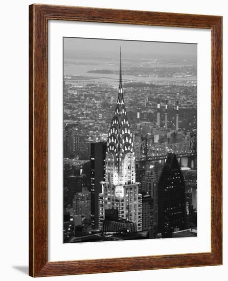 Night Chrysler-Chris Bliss-Framed Photographic Print