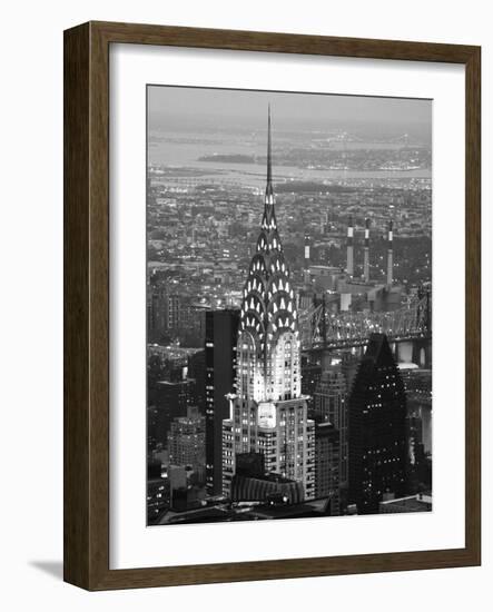 Night Chrysler-Chris Bliss-Framed Photographic Print