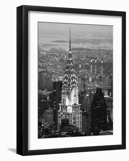 Night Chrysler-Chris Bliss-Framed Photographic Print