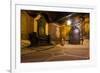 Night City Square in Krakow, Poland-dziewul-Framed Photographic Print