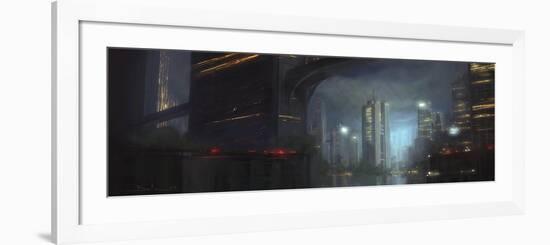 Night City-Stephane Belin-Framed Premium Giclee Print