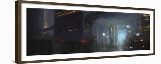 Night City-Stephane Belin-Framed Premium Giclee Print