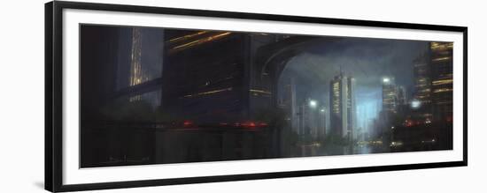 Night City-Stephane Belin-Framed Premium Giclee Print