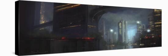 Night City-Stephane Belin-Stretched Canvas