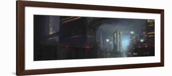 Night City-Stephane Belin-Framed Art Print