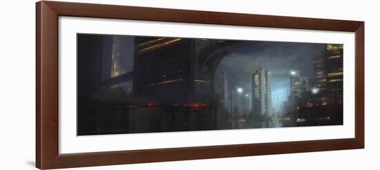 Night City-Stephane Belin-Framed Art Print