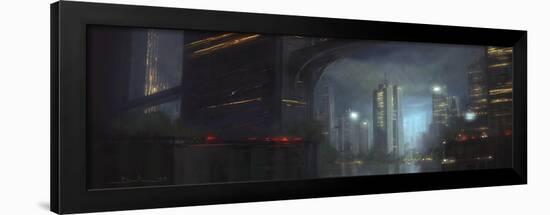 Night City-Stephane Belin-Framed Art Print