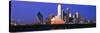 Night, Cityscape, Dallas, Texas, USA-null-Stretched Canvas