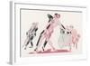 Night-Club Couple Show How Sexy the Tango Can Be-Raldejo-Framed Art Print