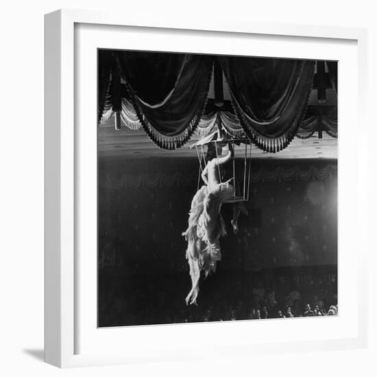 Night Club Dancer Performing a Bird Cage Scene-Yale Joel-Framed Photographic Print