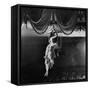 Night Club Dancer Performing a Bird Cage Scene-Yale Joel-Framed Stretched Canvas