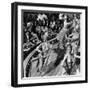 Night Club Dancers Performing "A Boudoir in Heaven" Scene on Stage-Yale Joel-Framed Photographic Print