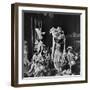 Night Club Dancers Performing a Scene on Stage-Yale Joel-Framed Photographic Print
