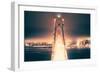 Night Crossing, Bay Bridge, Oakland to San Francisco, California-Vincent James-Framed Photographic Print