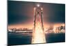 Night Crossing, Bay Bridge, Oakland to San Francisco, California-Vincent James-Mounted Photographic Print