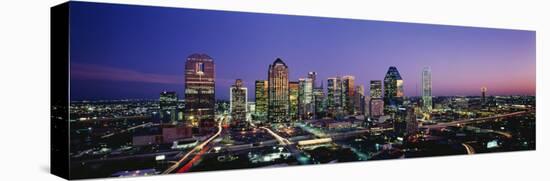 Night, Dallas, Texas, USA-null-Stretched Canvas