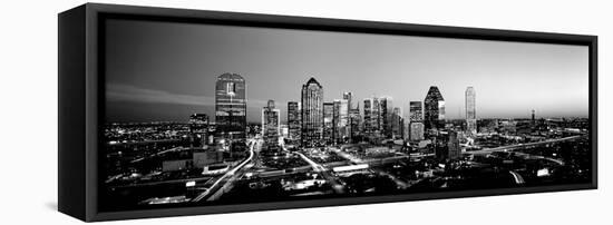 Night, Dallas, Texas, USA-null-Framed Stretched Canvas