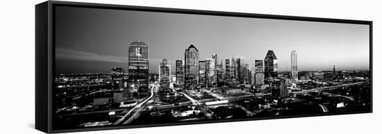 Night, Dallas, Texas, USA-null-Framed Stretched Canvas