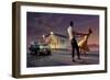 Night Dance-null-Framed Art Print