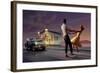 Night Dance-null-Framed Art Print