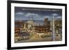 Night, Downtown Asheville, North Carolina-null-Framed Premium Giclee Print
