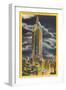 Night, Empire State Building, New York City-null-Framed Art Print