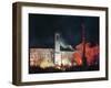 Night Events in Piazza Maggiore for Annexation of Polesine to Italy, 1867-Giovanni Biasin-Framed Giclee Print