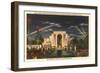 Night, Exposition Buildings, Dallas, Texas 1937-null-Framed Art Print