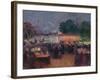 Night Fair at Saint-Pol-De-Léon, Ca 1896-Ferdinand Loyen du Puigaudeau-Framed Giclee Print