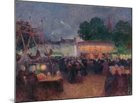 Night Fair at Saint-Pol-De-Léon-Ferdinand Loyen du Puigaudeau-Mounted Giclee Print