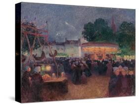 Night Fair at Saint-Pol-De-Léon-Ferdinand Loyen du Puigaudeau-Stretched Canvas