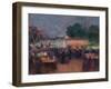 Night Fair at Saint-Pol-De-Léon-Ferdinand Loyen du Puigaudeau-Framed Giclee Print