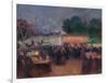 Night Fair at Saint-Pol-De-Léon-Ferdinand Loyen du Puigaudeau-Framed Giclee Print