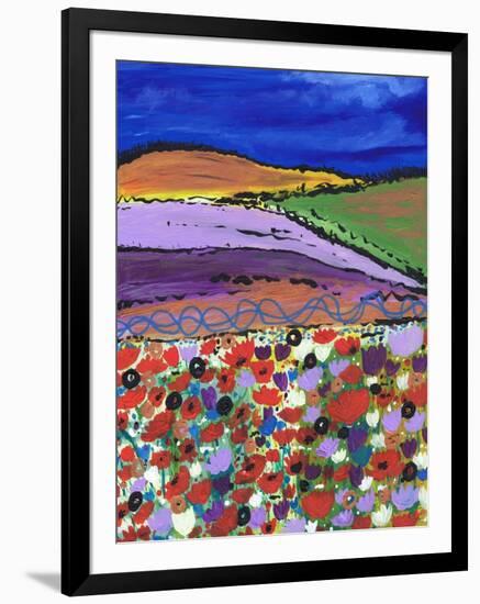 Night Falling on Aboyne-Caroline Duncan-Framed Giclee Print