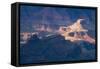 Night Falls at Grand Canyon, Arizona-Vincent James-Framed Stretched Canvas