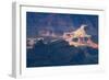 Night Falls at Grand Canyon, Arizona-Vincent James-Framed Photographic Print