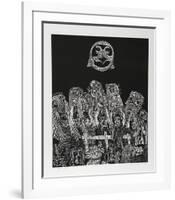 Night Festival (Black)-Manuel Izqueirdo-Framed Limited Edition