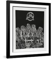 Night Festival (Black)-Manuel Izqueirdo-Framed Limited Edition