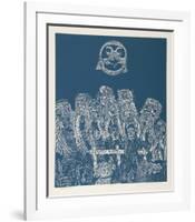 Night Festival (Blue)-Manuel Izqueirdo-Framed Limited Edition