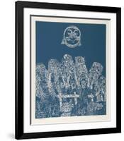 Night Festival (Blue)-Manuel Izqueirdo-Framed Limited Edition