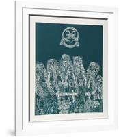 Night Festival (Green)-Manuel Izqueirdo-Framed Collectable Print