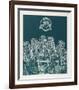 Night Festival (Green)-Manuel Izqueirdo-Framed Collectable Print