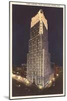 Night, First Central Trust Building, Akron, Ohio-null-Mounted Art Print